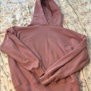 Hollister Women's Dusty Rose Hoodie Sweater